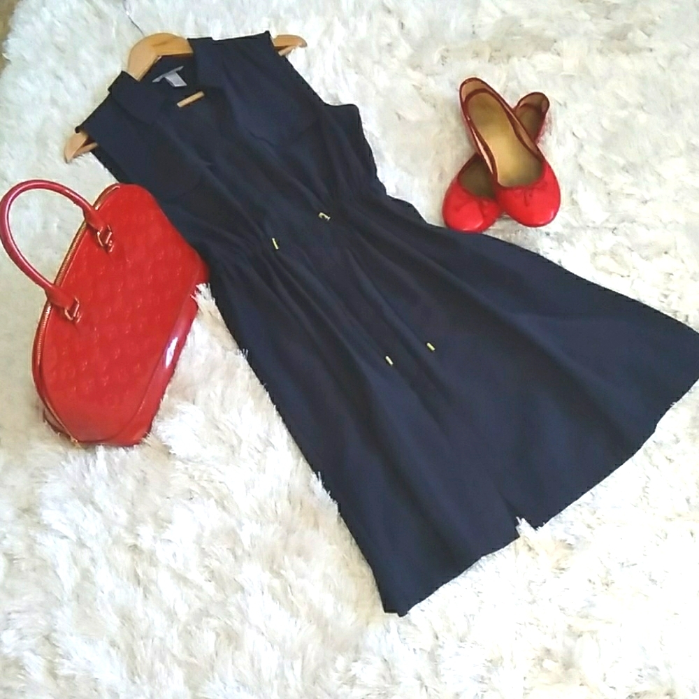 NWOT H&M sleeveless shirt dress